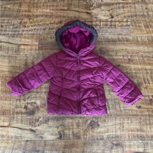 The Children's Place Magenta Puffer Jacket